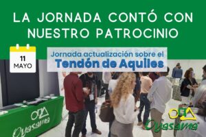 Patrocinio de Oyasama en la Jornada sobre el Tendón de Aquiles en Madrid
