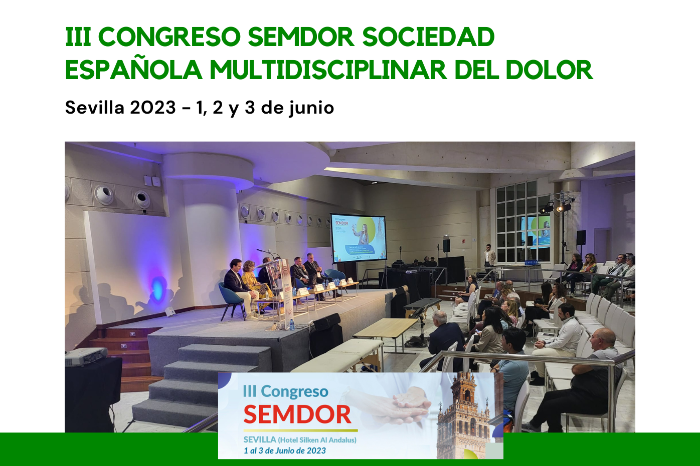 Oyasama en el III Congreso SEMDOR de la Sociedad Española Multidisciplinar del Dolor