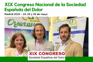 Participación de Oyasama en el XIX Congreso Nacional de la Sociedad Española del Dolor, celebrado en la Facultad de Medicina de la Universidad Complutense de Madrid.