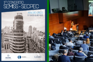 Sala de conferencias del Congreso SEMISS - SECPEC en Madrid