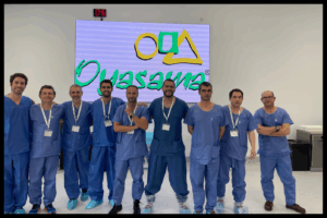 Dontores del curso monoportal de endoscopia de columna organizado por Oyasama