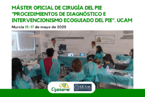 Colaboración de Oyasama en el Módulo del Máster de Podología de la Universidad Católica San Antonio de Murcia