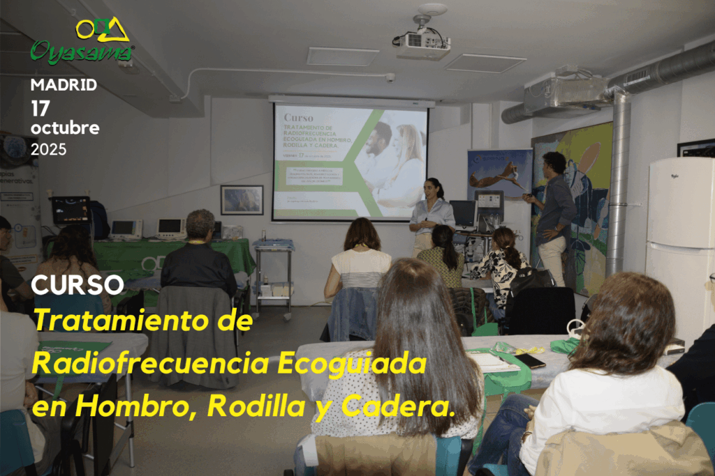 Curso de Radiofrecuencia Ecoguiada en hombro, rodilla y cadera
