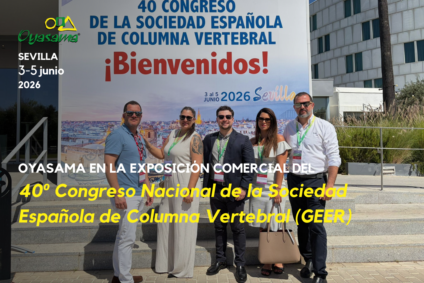Equipo comercial de Oyasama en el Congreso GEER 2026